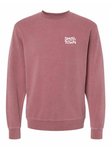 Small Town Play Café Embroidered Sweatshirt