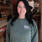 Small Town Play Café Embroidered Sweatshirt