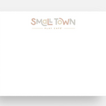 Small Town Post Card (for Gift Cards) with Envelope